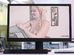 Cartoon porn video - Dress change scene of a beautiful girl