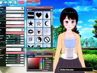Making Of A Hentai Girl In A Hentai Sex Game Part 1. She Looks Gorgeous And Having Nice Breasts