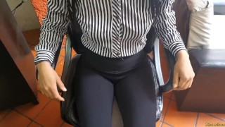 Latin SI PAPI COGEME BUT AUMENTAME EL SUELDO AS GRITA EST SECRETARIA MEXICANE