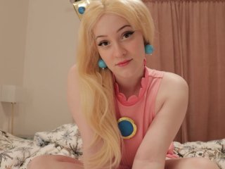 Stripping And Fucking You In My Peach Cosplay