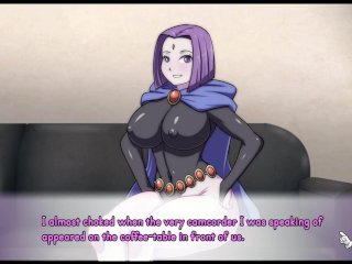 Waifu Hub S2 - Adult Raven from Teen Titans [ Parody HentaiGame PornPlay ] Ep.1 Raven_Stripped