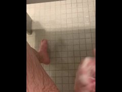 Public shower jerk session part 2