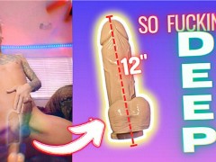 Cute little Twink SPANKS his tight little ASS/Bussy & then fills his GUTS with a MASSIVE DILDO!