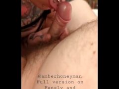Sucking dick with a mouth full of metal