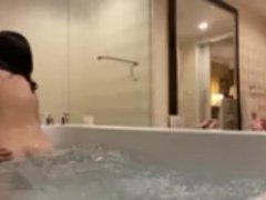 Passionate bathtub sex