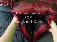 POV Hilfiger Down Jacket Rub Until Cum