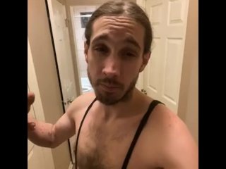 Mankiniman Solo Masturbation Vlog 1
