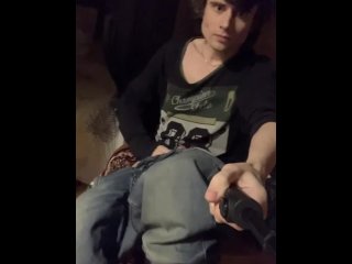Jerking Off In The Chair