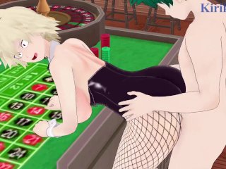 Mitsuki Bakugo and Izuku MidoriyaHave Intense Sex in a Casino. - My_Hero Academia_Hentai