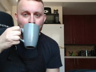 Fpov Barista Cums In Your Coffee - Solo Male Roleplay, Spitting, Dirty Talk, Loud Moans, Big Cumshot