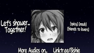 Jerk Off Male Moans Boyfriend Audio Yaoi ASMR Jerking Off In The Shower With Your Best Friend