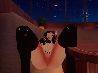 Vrchat E-girl Masturbates with_Wand While Talking Dirty to You