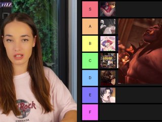 Cheekymz Porn Reacts Tier_List (Part One)
