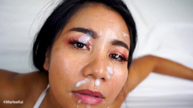Facial Cumshots for Asian MILF Slut - Pornhub.com