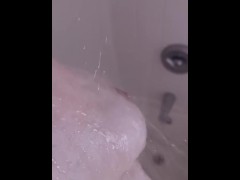 SENSITIVE NIPPLES GET HARD THINKING ABOUT MY STEPDAD IN THE SHOWER