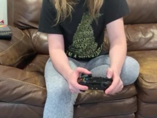 Gaming at a Date's Leads_to Soaked_Leggings