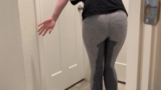 Pee Soaked Leggings As A Result Of Gaming At A Date's