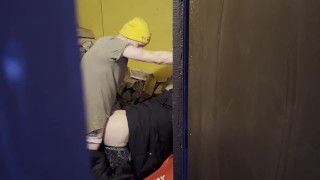 Teen Spying On How Guys Fuck In The Barn