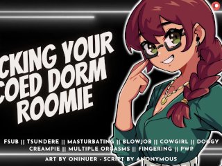 Fuck Your Horny Roomie So She Can Focus on Her Exam [BrattySlut] Audio_Roleplay
