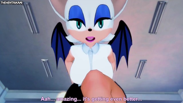 Rouge the Bat Sonic Feet Hentai POV - Pornhub.com