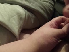 Got caught wanking and wife milked sack cumshot part 1