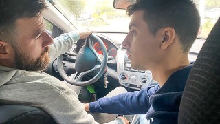 Hunk Rodrigo El Santo A Hunk Driver Chooses Twink Boy Valentin Val And Pounds His Tight Ass