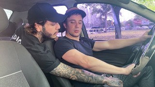 Outdoors Jonas Matt A Hot Driver Agrees To Give Chiwi Black A Ride In Exchange For Him Giving Him His Asshole Dick Rides