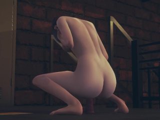 Hentai Uncensored 3D - Shoko Masturbation And Footjob