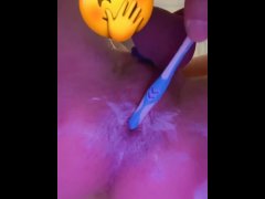 Anal Fucking My Tight Asshole With Toothbrush! 😍 🥵 💦