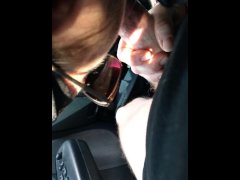 Getting A BlowJob In the Car Getting Caught By The Police in Public