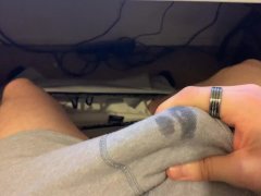 Making a CUM Mess In My BOXERS