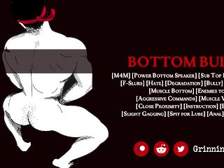 [Audio] Your Muscular Bully Is A Needy Bottom