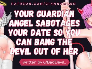 Banging Your Guardian Angel And Devil Asmr Erotic Audio Roleplay Blowjob Deepthroat