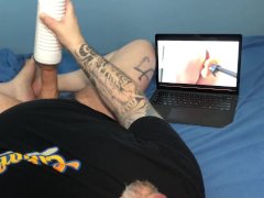 I got horny - Masturbating to another content creator using the Lovense Max 2
