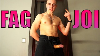 Gay JOI For Bottom Fags GOON For DADDY Jerk Off Instructions