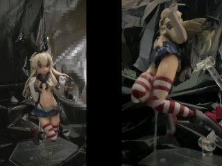 【 フィギュアぶっかけ フィギュア射精 】 艦これ 島風(中破)にぶっかけ