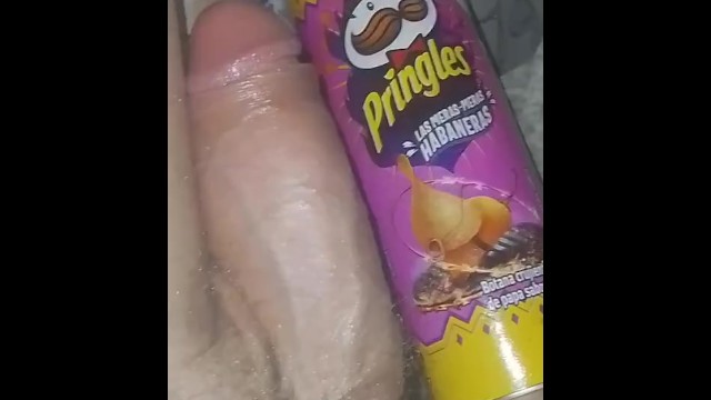 Pringles Vs My Huge Fat Cock 🐓🔥💈💈 0520