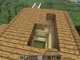 How to Build a ModernWood House_in Minecraft