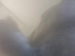 Cleaning Dick in shower