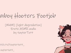 Femboy Hooters Footjob || [yaoi asmr] [m4m] Erotic ASMR Audio