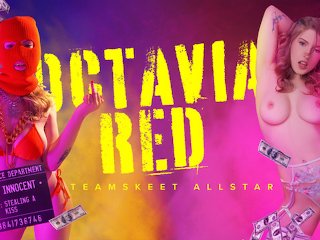 Sweet Hottie With Big Plump Tits Octavia Red Gets Wild After Dirty Interview - Teamskeet Allstars
