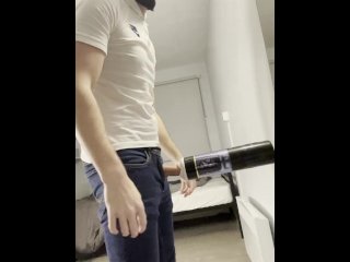 Automatic/Handsfree Fleshlight Fucking