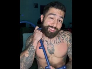 Mr. Degener8 Talks About Self-Love And How Fucking Yourself Is Beneficial. Striptease. Cumshot. Hand