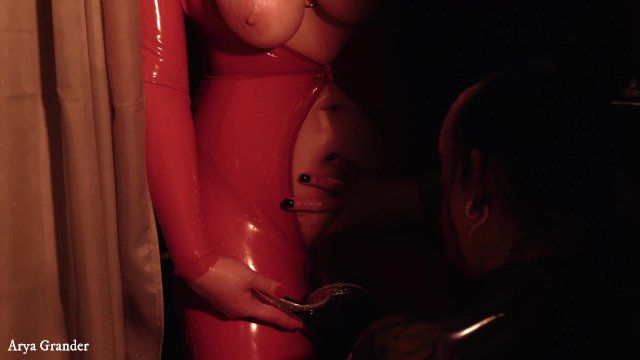 horny curvy girls fuck: sexy MILFs lesbian role play in fetish clothing (latex and PVC) Arya Grander - Arya Grander
