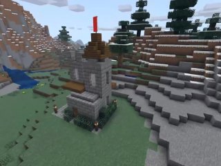 How To Build A Tiny 8X8 Castle In Minecraft