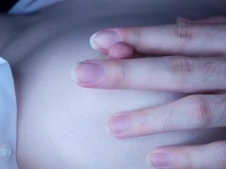 Nipple Play, Bite And Suck Nipples // Natural Asian Tits // Japanese Breast Massage
