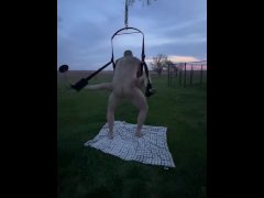 Who don’t love a sex swing outside