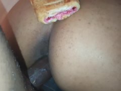 She she wanted sum cum with her breakfast Danish