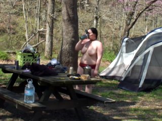 Spying On Naked Couple Camping