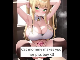Do As You Are Told!-Cat Mommy Makes You Her Piss Boy, Wet Pussy And Anal In Shower